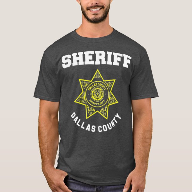 Camiseta Policía del Sheriff del Condado de Dallas (Anverso)