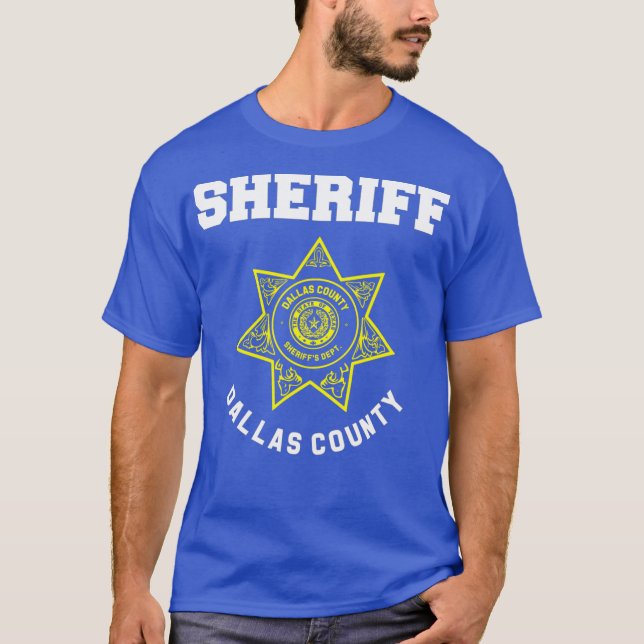 Camiseta Policía del Sheriff del Condado de Dallas (Anverso)