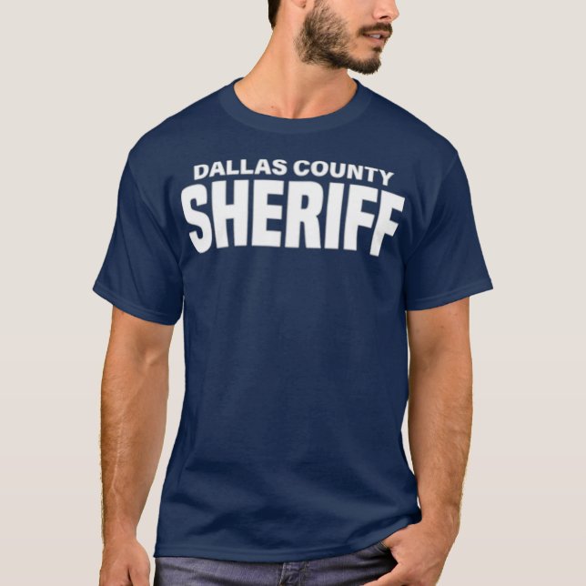 Camiseta Policía del Sheriff del Condado de Dallas (Anverso)
