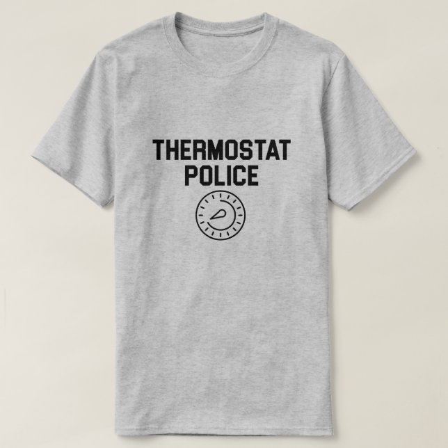 Camiseta Policía del Termostato (Diseño del anverso)