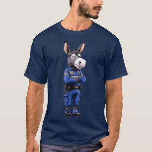 Camiseta Policía donkey T-Shirt