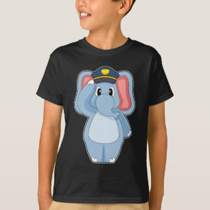 Camiseta Policía elefante