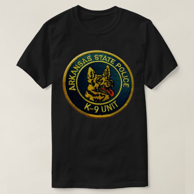 Camiseta Policía Estatal de Arkansas K9 (Diseño del anverso)