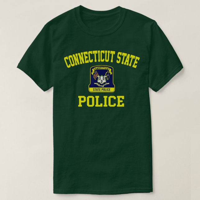 Camiseta Policía Estatal de Connecticut (Diseño del anverso)