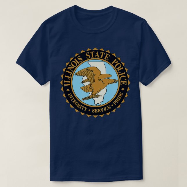 Camiseta Policía Estatal de Illinois (Diseño del anverso)