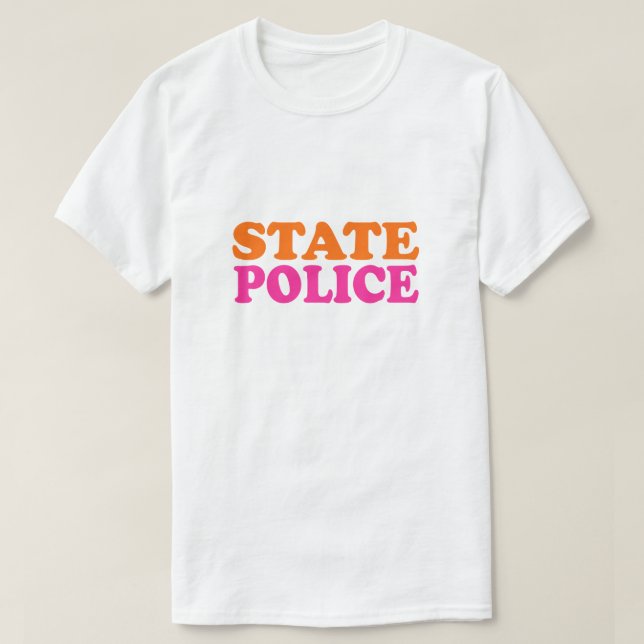 Camiseta Policía Estatal de Massachusetts (Diseño del anverso)