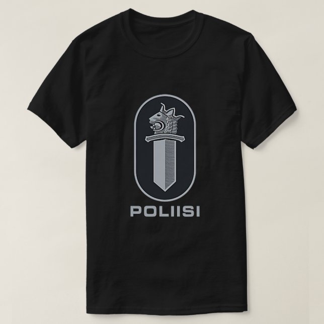 Camiseta Policía finlandesa de Finlandia (Diseño del anverso)