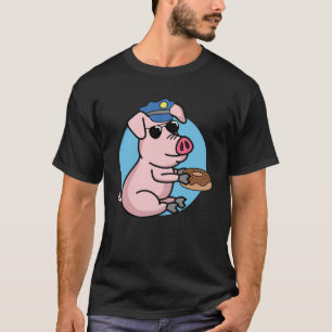 Camiseta Policía humorística: policía policía de cachorros