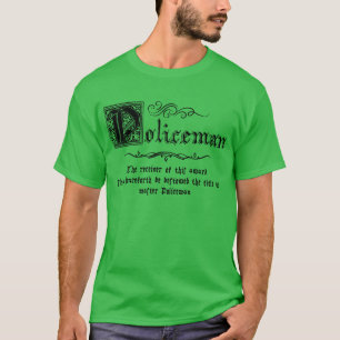 Camiseta Policía Maestro Medieval
