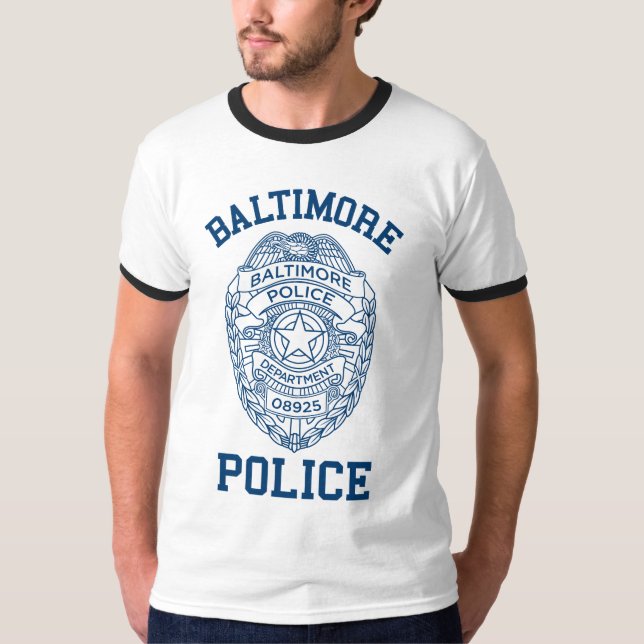 Camiseta Policía Maryland de Batimore (Anverso)