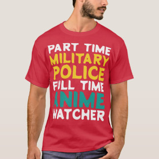 Camiseta Policía Militar a tiempo parcial a tiempo completo
