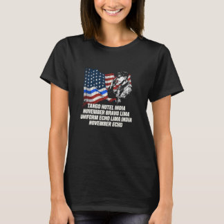 Camiseta Policía Militar Alfabeto Policía Patriótica