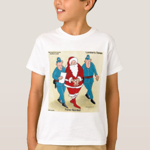Camiseta Policía Navidad: Santa ha sido muy malo