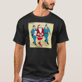 Camiseta Policía Navidad: Santa ha sido muy malo