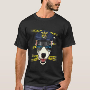 Camiseta Policía Oficial Bull Terrier PD Escena de Crímenes