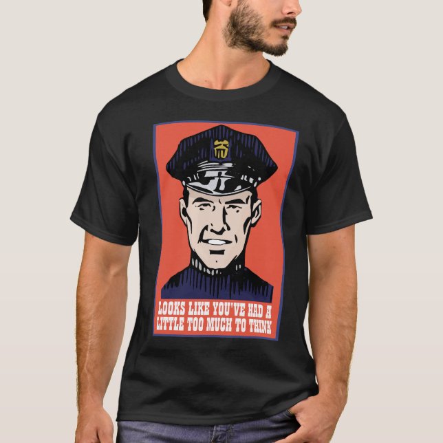 Camiseta Policía pensante (Anverso)