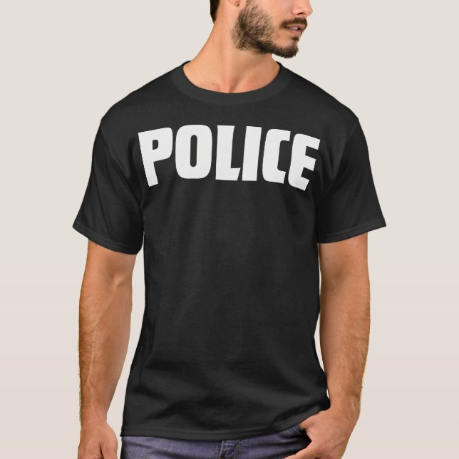 Camiseta Policía policía policía policía policía policía of (Anverso)
