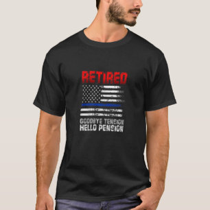 Camiseta Policía retira adiós tensión hola Pensión