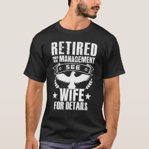Camiseta Policía retirado adjunto sheriff policía retirado
