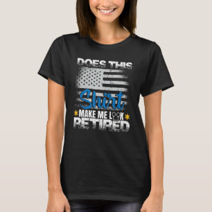 Camiseta Policía retirado del departamento de policía