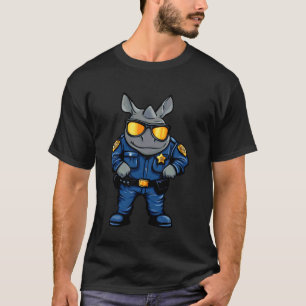 Camiseta Policía Rinoceronte Rinoceronte Policía