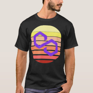 Camiseta Poligon MATIC Crypto Logo Cryptocur digital modern