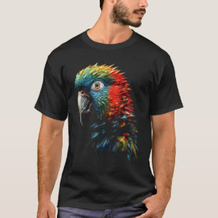 Camiseta Polígono de loro Animal Ave Loro