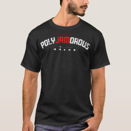Camiseta Polijamorro de la música de juego de palabras géne