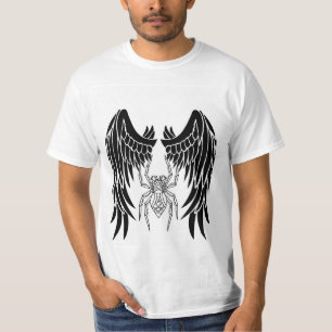 Camiseta Polilla de cráneo oscuro: Arte de criatura de fant