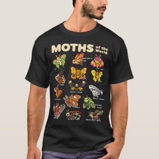 Camiseta Polilla Para Amantes De Las Polillas Insectos Poli