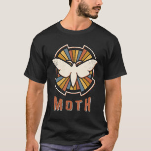 Camiseta Polilla Vintage Clásico Retro Amor Animal