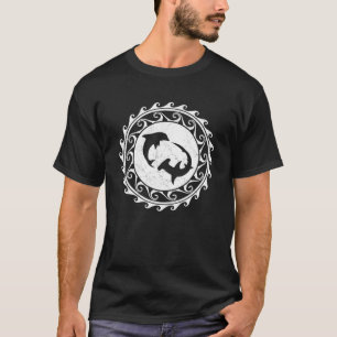 Camiseta Polinesia de Samoa Tribal de los delfines del tibu
