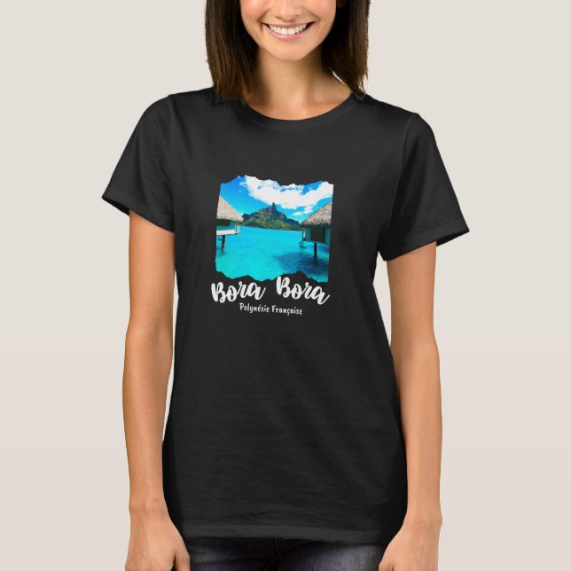 Camiseta Polinesia Francesa Bora Bora (Anverso)