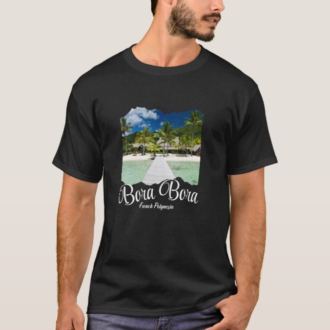 Camiseta Polinesia Francesa Bora Bora (Anverso)