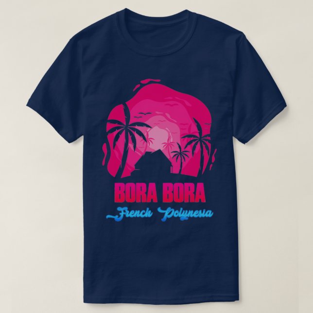 Camiseta Polinesia Francesa Bora Bora (Diseño del anverso)