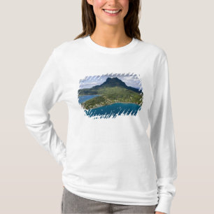 Camiseta Polinesia Francesa, Bora Bora. Vista aérea de