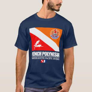 Camiseta Polinesia Francesa de buceo (sq.)