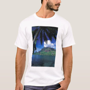 Camiseta Polinesia Francesa, Moorea. Bahía de Cooks. Verde