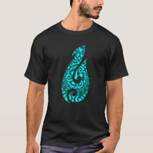 Camiseta Polinesia Maorí Fish Hook Hei Matau Fish Hook Tatt
