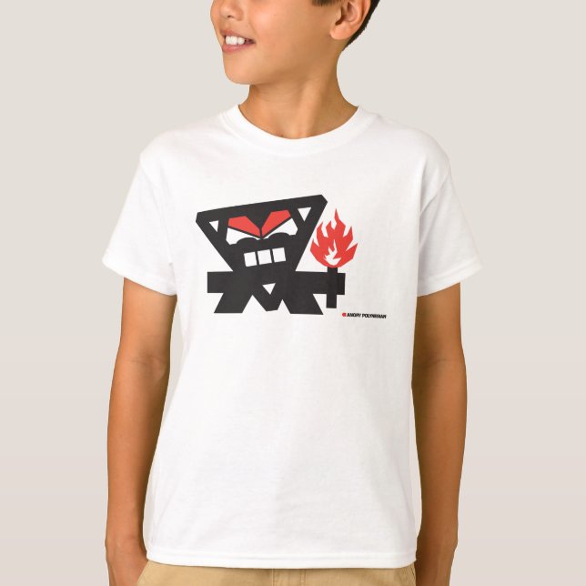 Camiseta Polinesio enojado (Anverso)