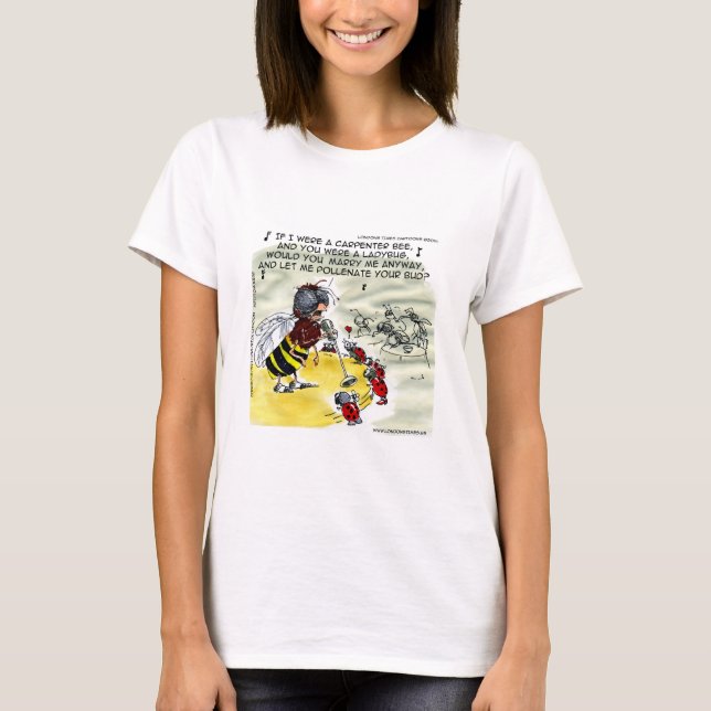 Camiseta "Polinización" Insect Nightclub cantante mujer gra (Anverso)