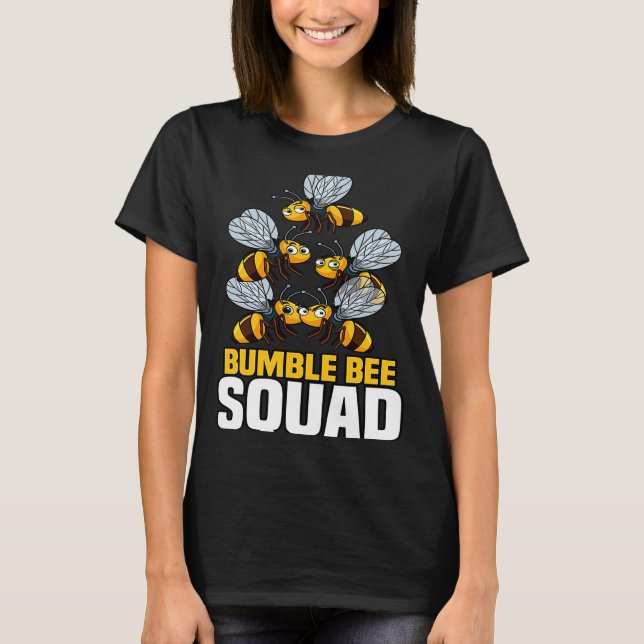 Camiseta Polinizador de la flor de la escuadra de abeja de  (Anverso)