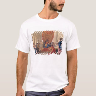 Camiseta Poliphilus que se arrodilla ante la reina
