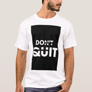 CAMISETA POLIS DE TIRADA DE TEXTO NO ABANDONES