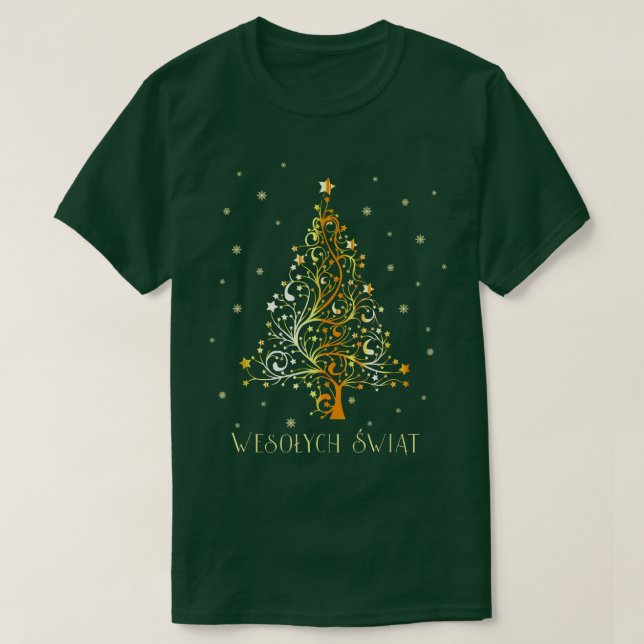 Camiseta Polish Christmas Tree Poland Decoration Ornament S (Diseño del anverso)