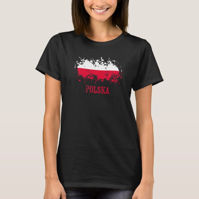 Camiseta Polish enthusiasts for Polska and Poland (Anverso)