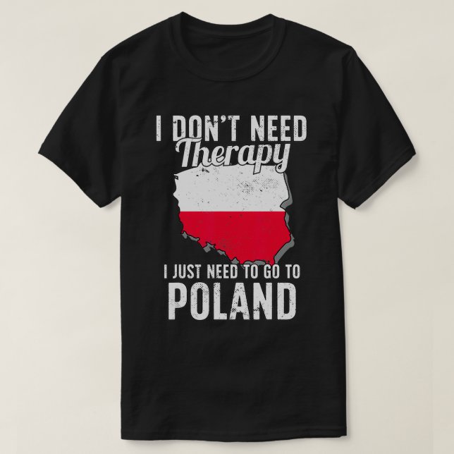 Camiseta Polish Flag I Poland Flag I Vacation Gift I Poland (Diseño del anverso)
