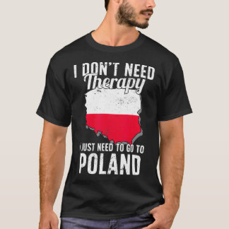 Camiseta Polish Flag I Poland Flag I Vacation Gift I Poland