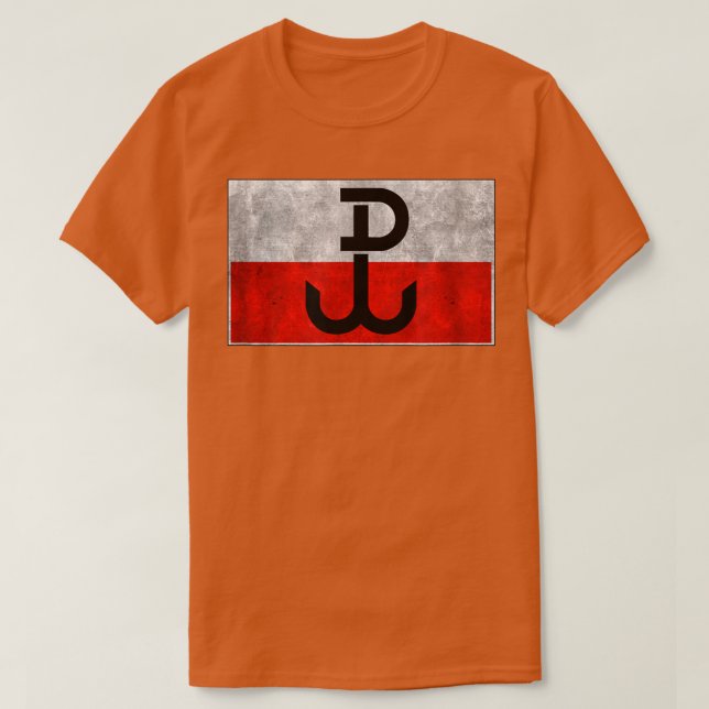 Camiseta Polish Resistance PW Armia Krajowa Poland Pride An (Diseño del anverso)