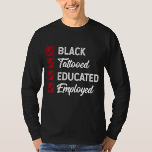 Camiseta Polit de regalo de historia negra educada con taza